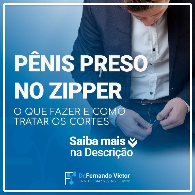 Como tirar o pênis preso no zípper